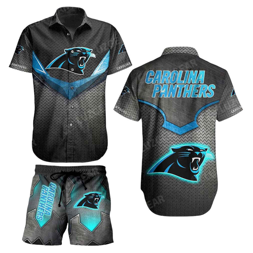 Carolina Panthers NFL Football Hawaiian Shirt And Short Beach Shirt Short Style For Big Fans