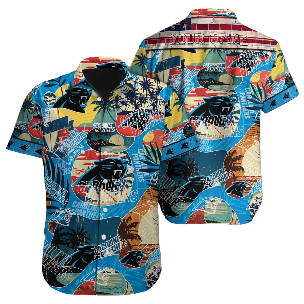 Carolina Panthers NFL NFL Football Custom Hawaiian Shirt for Men Women Gift For Fans