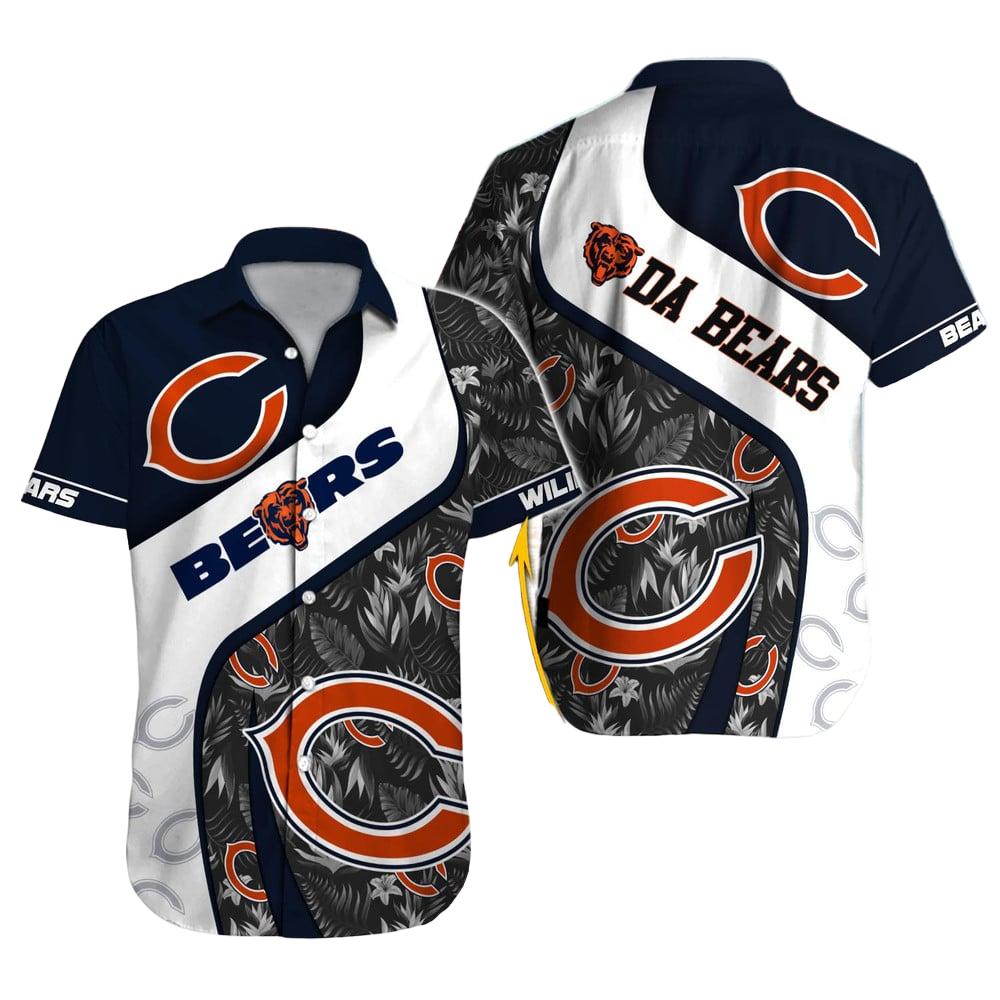 Chicago Bears Hawaiian Shirt NFL Football Custom Hawaiian Shirt for Men Women Gift For Fans