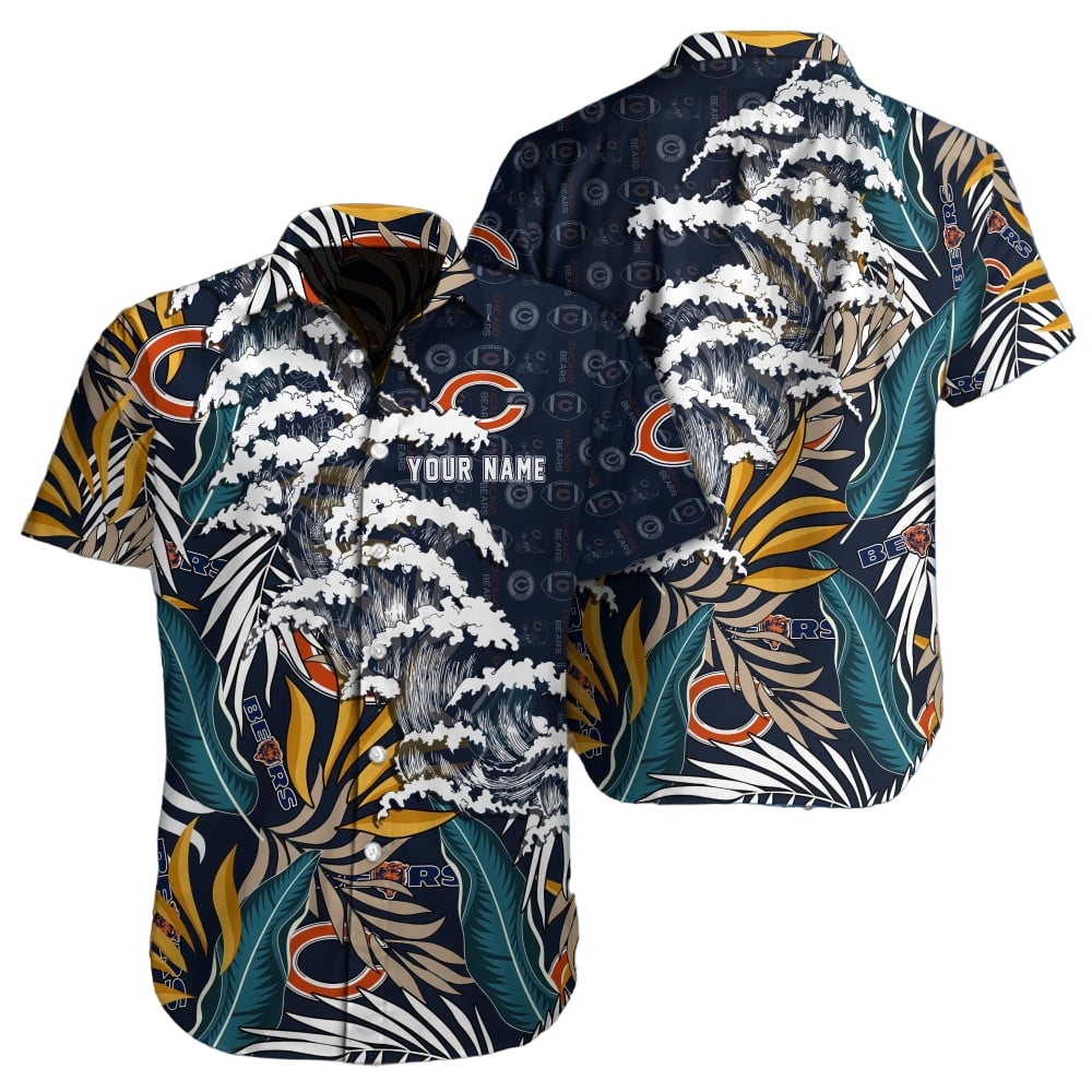 Chicago Bears Hawaiian Shirt NFL Football Hawaiian Shirt for Men Women Gift For Fans