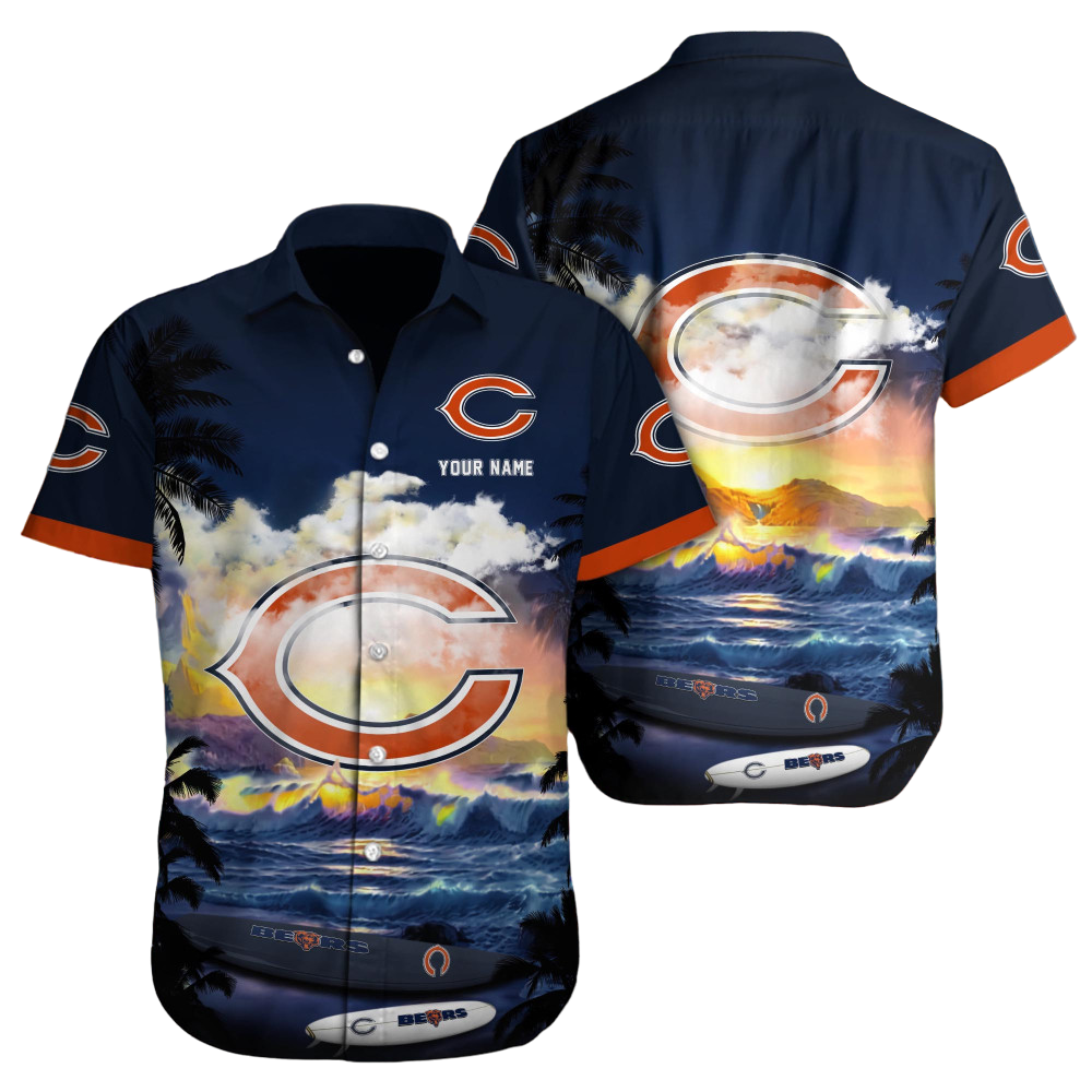 Chicago Bears NFL Football Custom Hawaiian Shirt for Men Women Gift For Fans