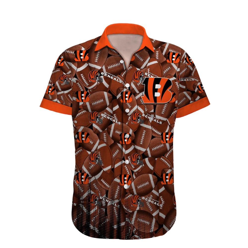 Cincinnati Bengals Hawaiian Shirt NFL Football Custom Hawaiian Shirt for Men Women Gift For Fans