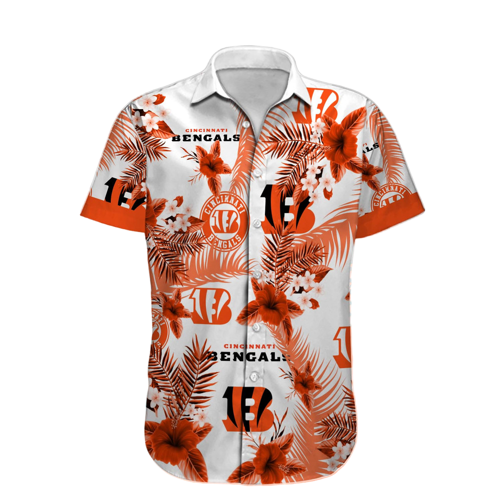 Cincinnati Bengals Hawaiian Shirt NFL Football Custom Hawaiian Shirt for Men Women Gift For Fans