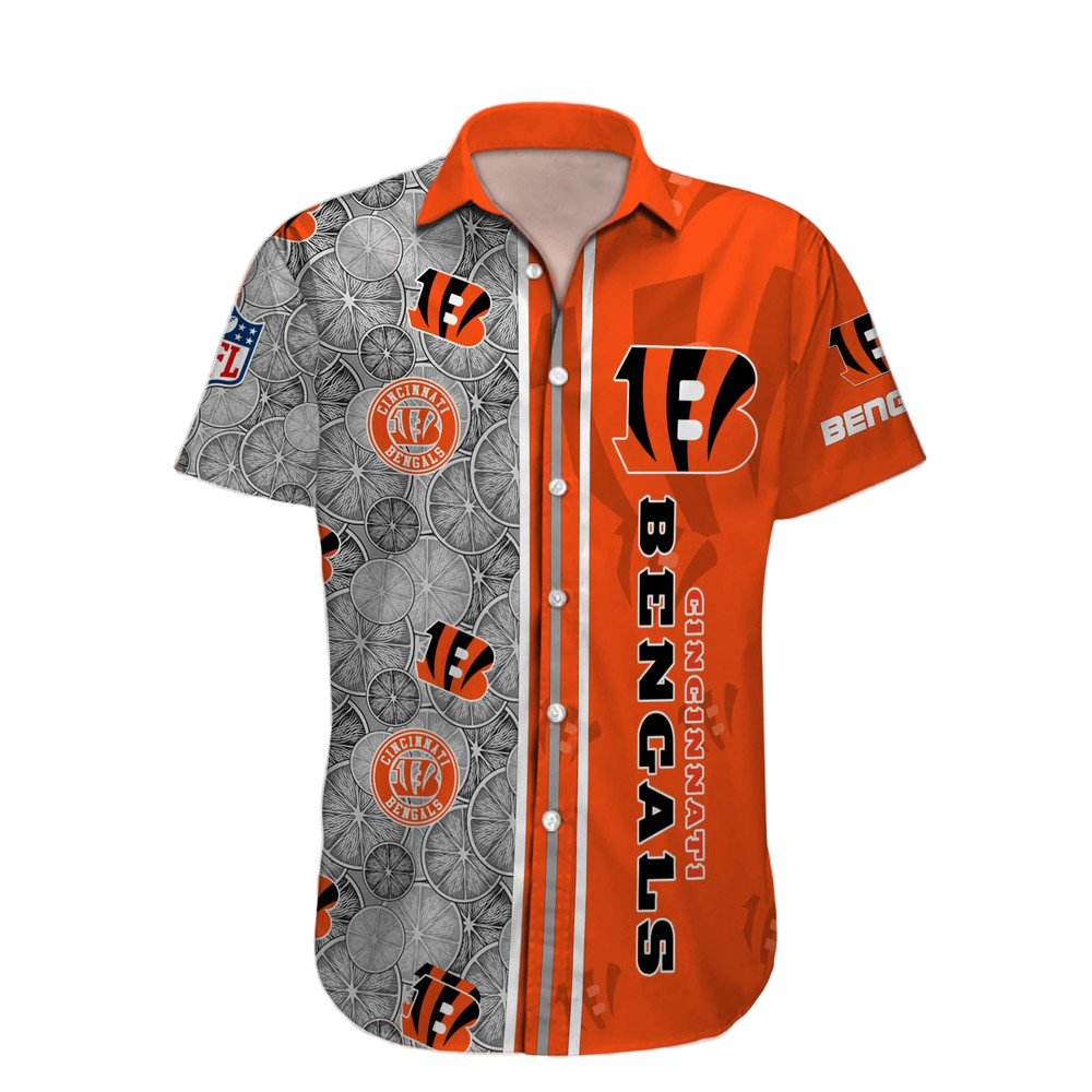 Cincinnati Bengals Hawaiian Shirt NFL Football Custom Hawaiian Shirt for Men Women Gift For Fans