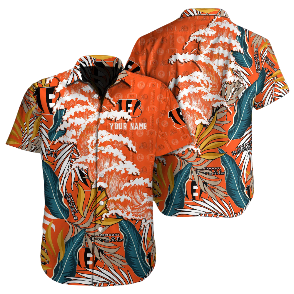 Cincinnati Bengals Hawaiian Shirt NFL Football Hawaiian Shirt for Men Women Gift For Fans38176