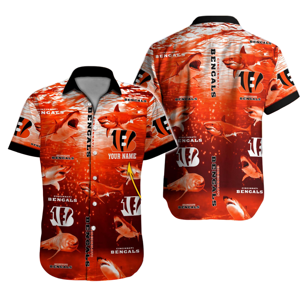 Cincinnati Bengals NFL Hawaii Shirt NFL Football Custom Hawaiian Shirt for Men Women Gift For Fans