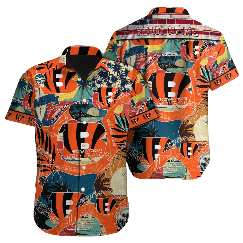 Cincinnati Bengals NFL NFL Football Custom Hawaiian Shirt for Men Women Gift For Fans