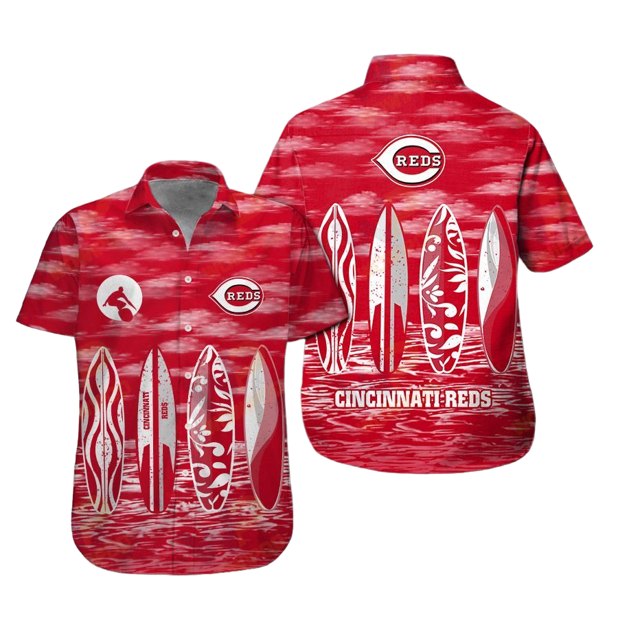 Cincinnati Reds Hawaiian Shirt Aloha Shirt for Men Women and Shorts