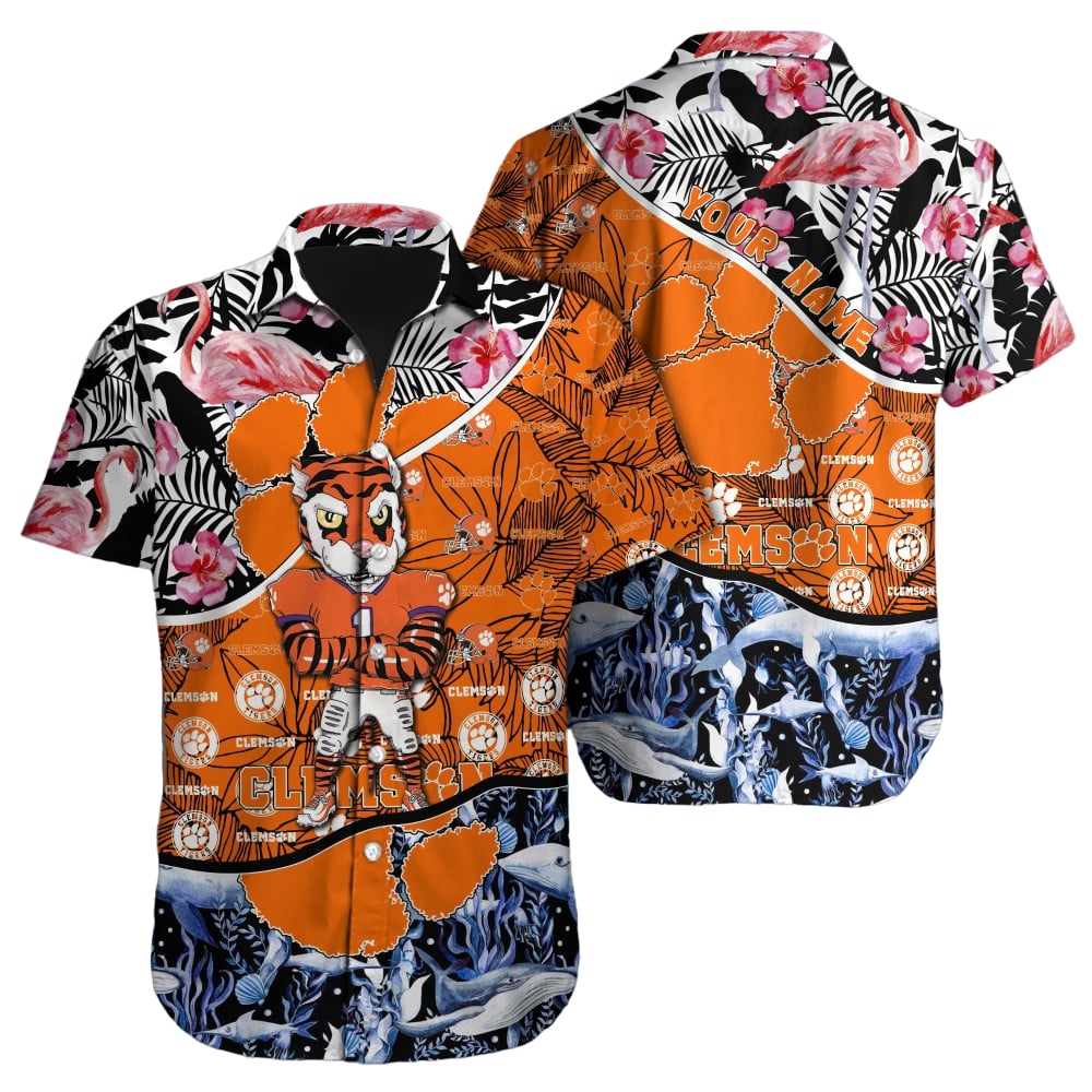 Clemson Tigers NCAA Hawaiian Shirt Custom Hawaii Shirt for Men Women Gift for Fans