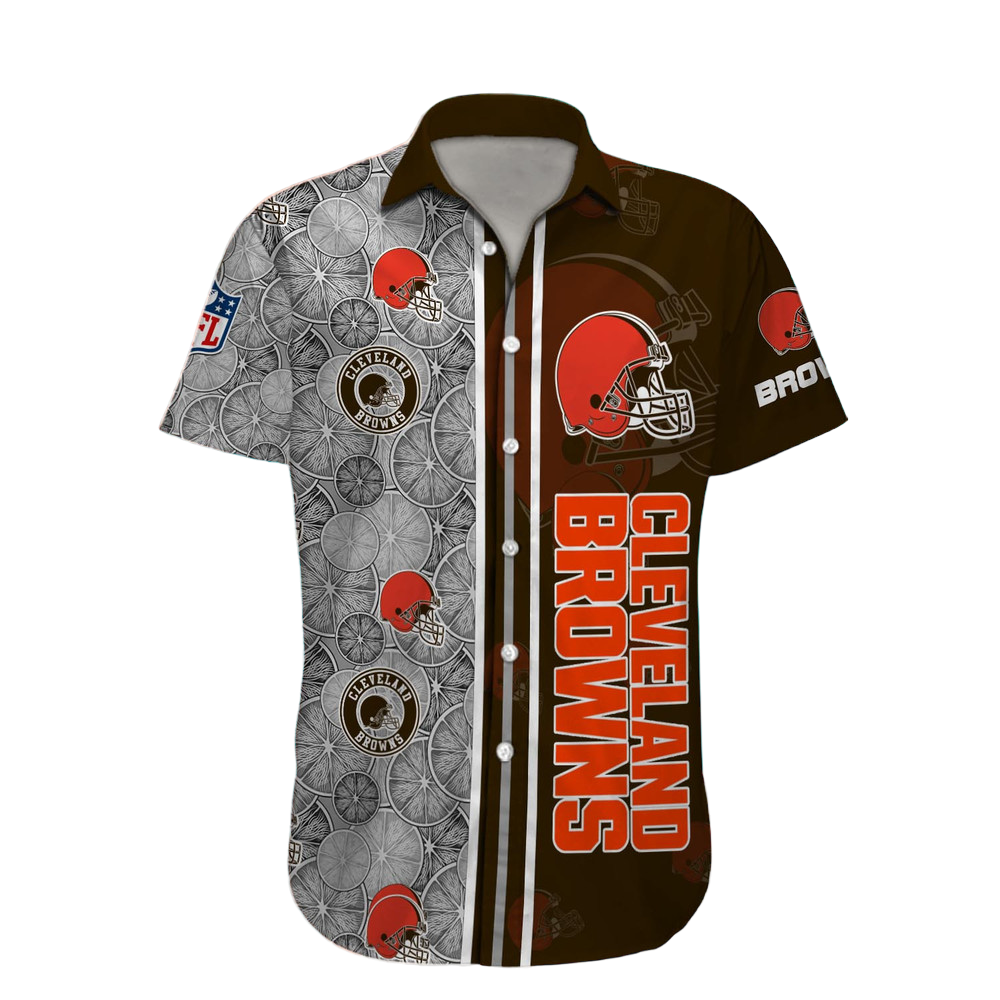 Cleveland Browns Hawaiian Shirt NFL Football Custom Hawaiian Shirt for Men Women Gift For Fans