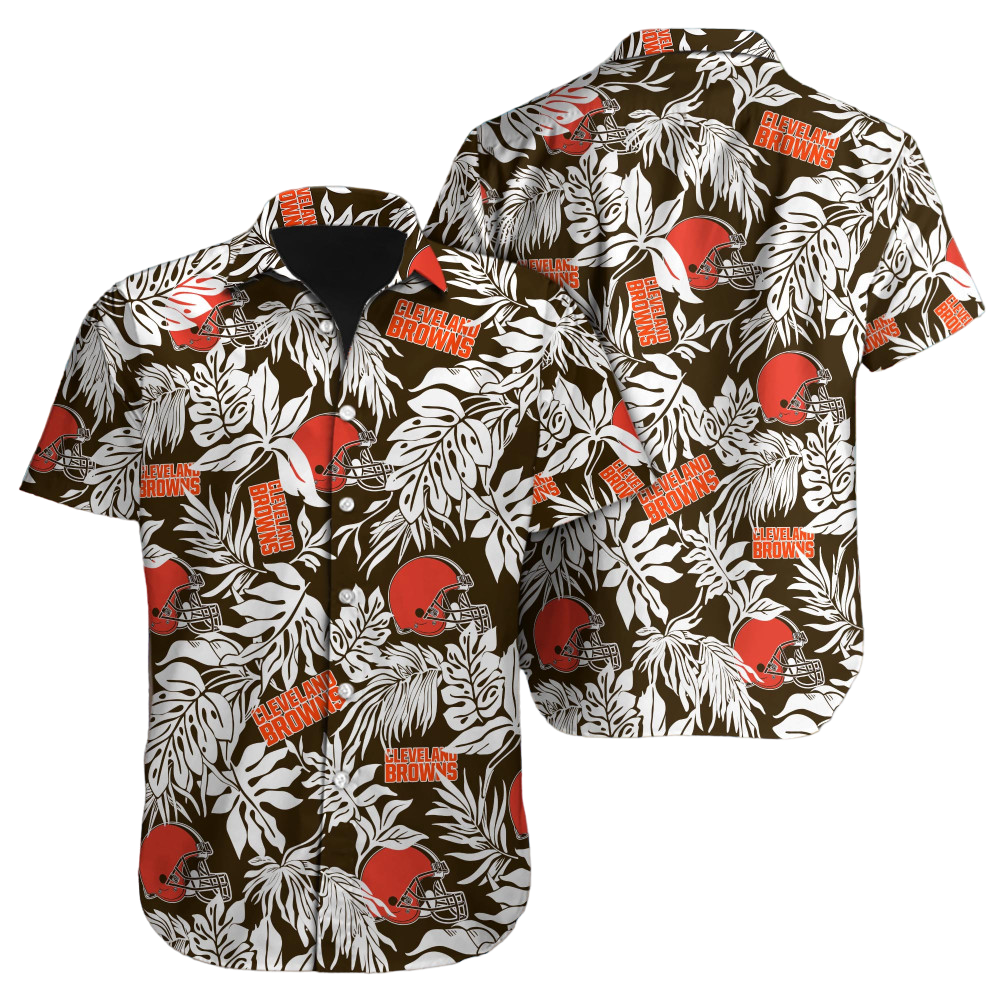 Cleveland Browns Hawaiian Shirt NFL Football Hawaiian Shirt for Men Women Gift For Fans39046