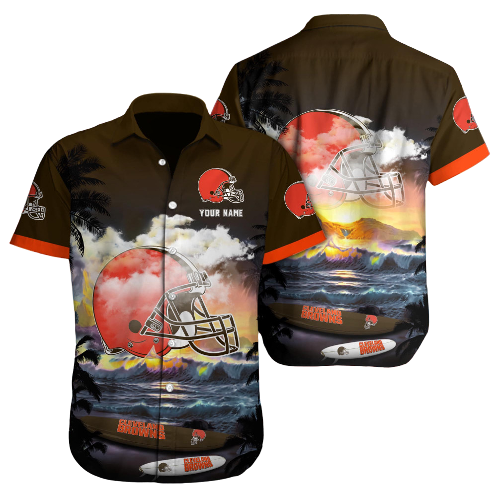 Cleveland Browns NFL Football Custom Hawaiian Shirt for Men Women Gift For Fans