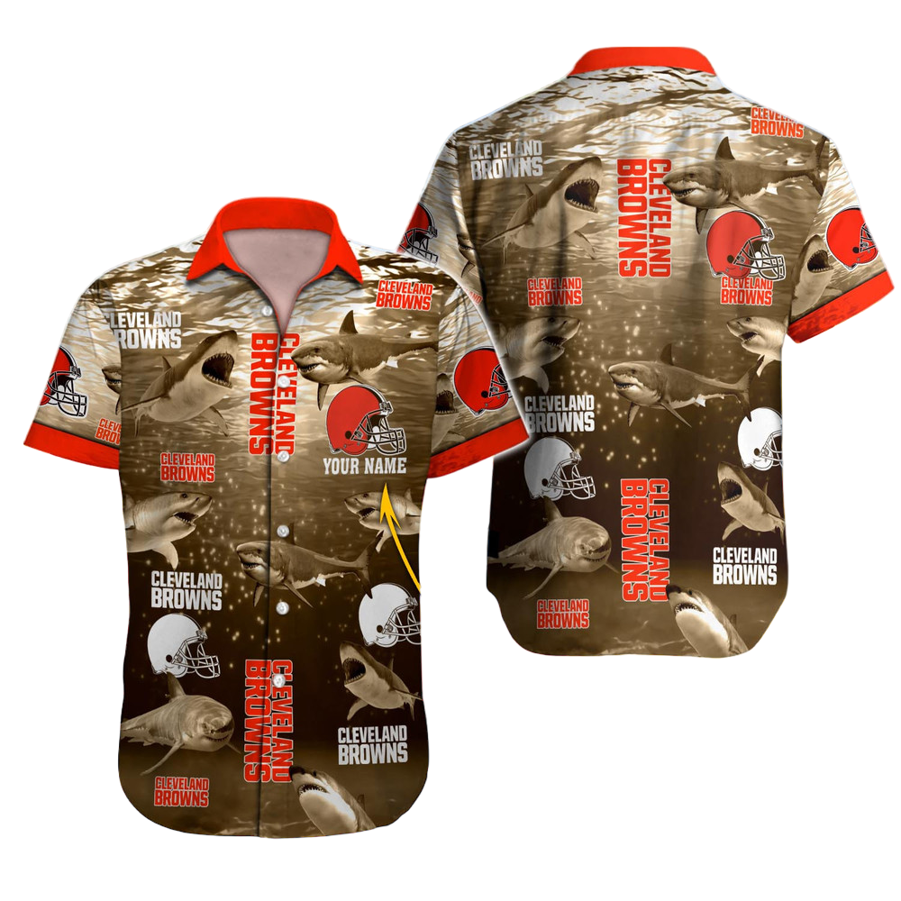 Cleveland Browns NFL Hawaii Shirt NFL Football Custom Hawaiian Shirt for Men Women Gift For Fans