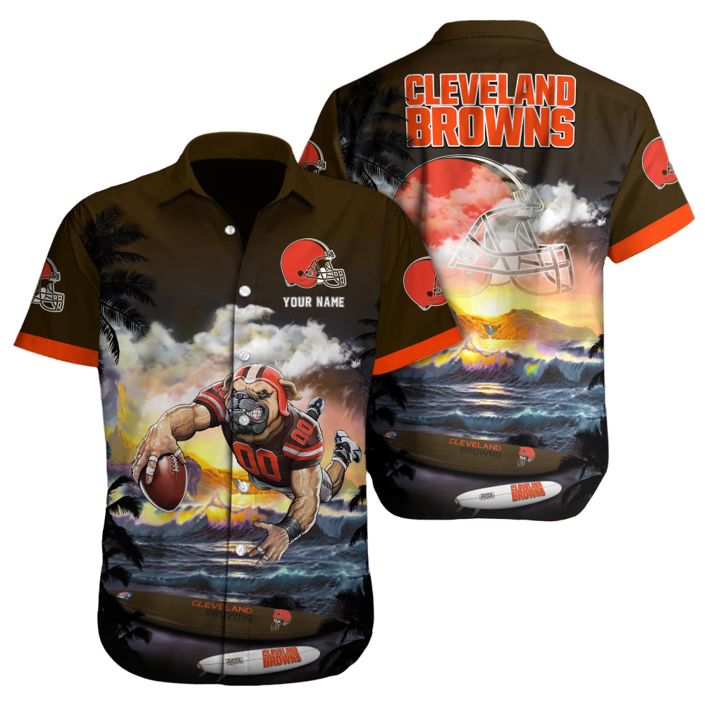 Cleveland Browns NFL NFL Football Custom Hawaiian Shirt for Men Women Gift For Fans