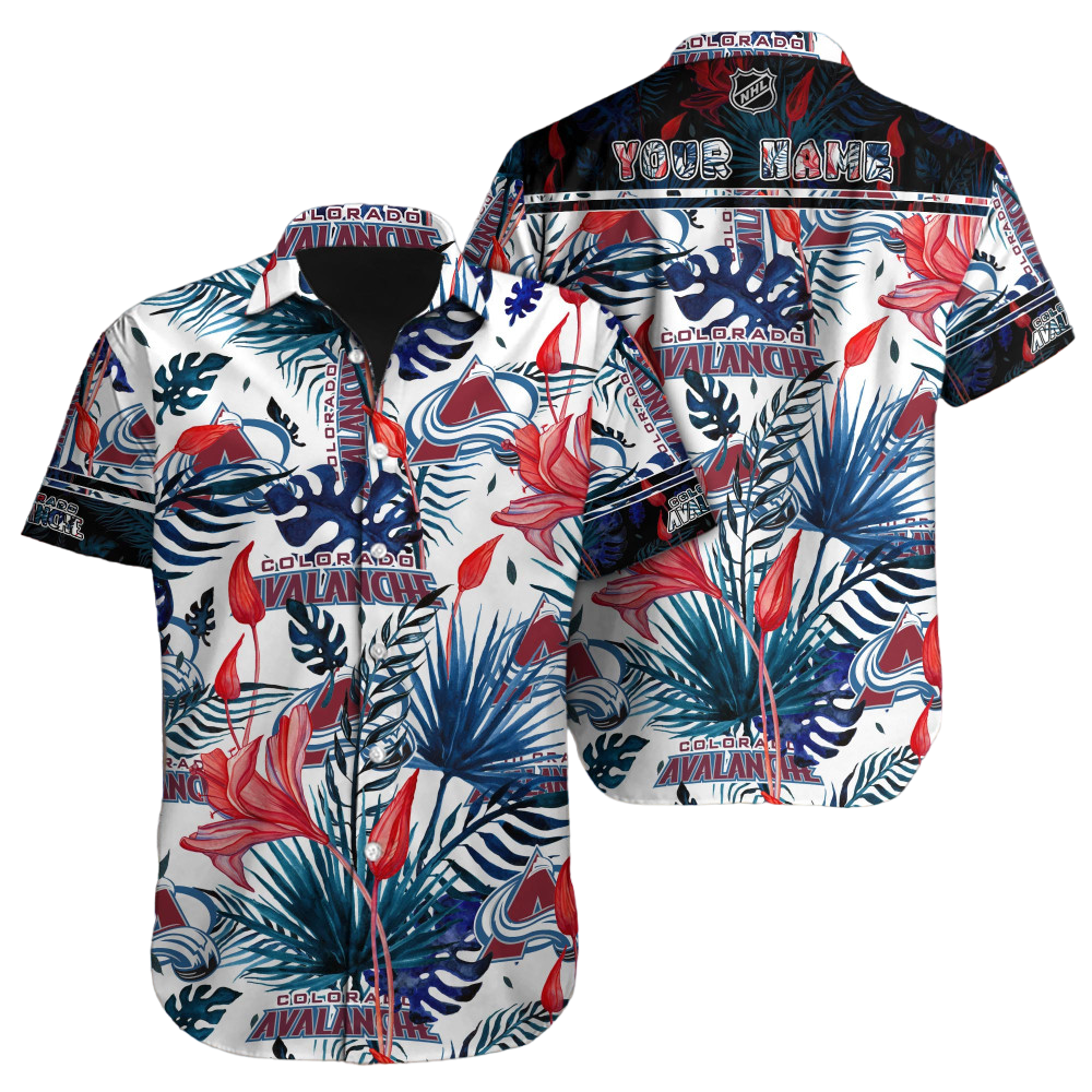 Colorado Avalanche NHL Hawaiian Shirt Custom Hawaii Shirt for Men Women Gift for Fans