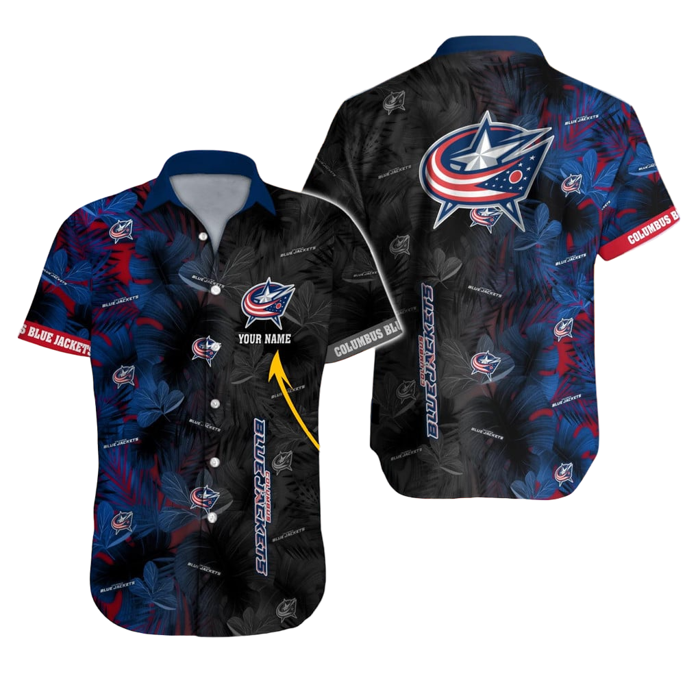 Columbus Blue Jackets NHL Hawaii Shirt Custom Hawaii Shirt for Men Women Gift for Fans