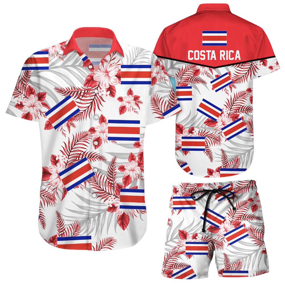 Costa Rica National Soccer Team Qatar World Cup 2022 Season Winter World Cup 3D Hawaiian Shirt