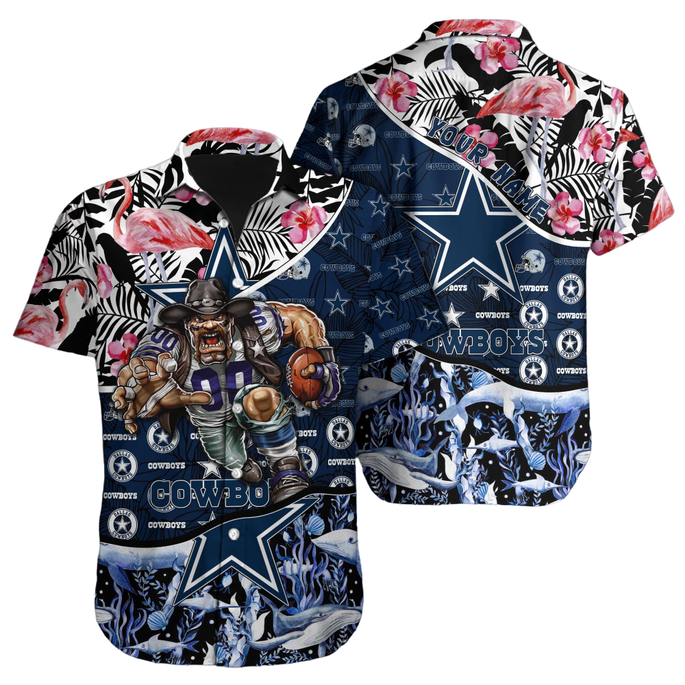 Dallas Cowboys Hawaiian Shirt NFL Football Custom Hawaiian Shirt for Men Women Gift For Fans