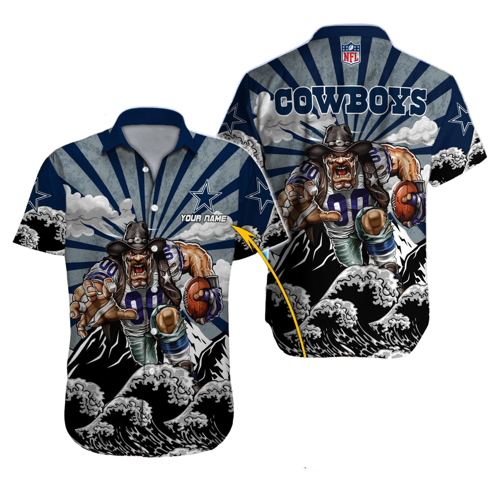 Dallas Cowboys Hawaiian Shirt NFL Football Custom Hawaiian Shirt for Men Women Gift For Fans