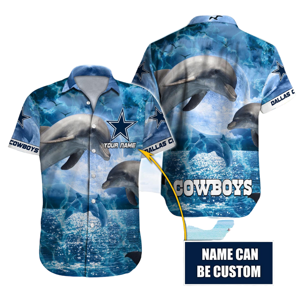 Dallas Cowboys Hawaiian Shirt NFL Football Custom Hawaiian Shirt for Men Women Gift For Fans