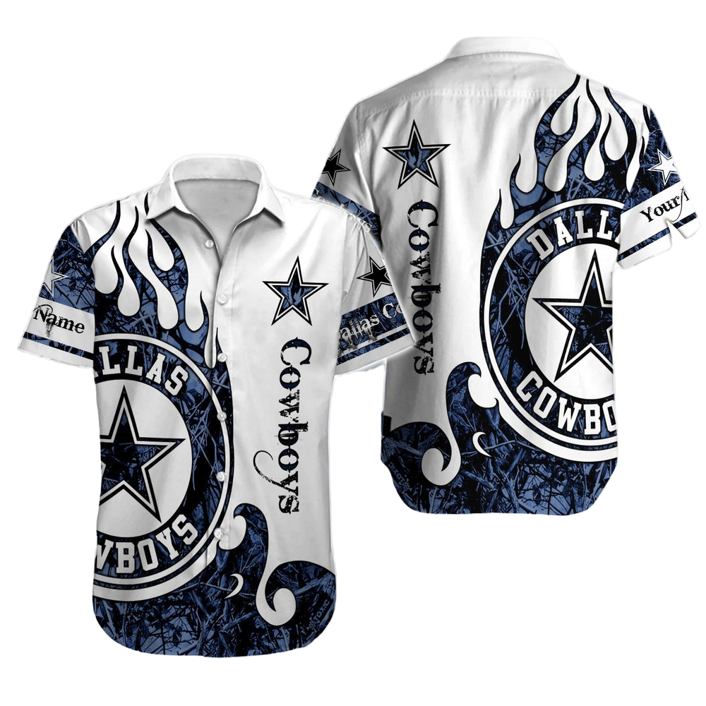 Dallas Cowboys Hawaiian Shirt NFL Football Custom Hawaiian Shirt for Men Women Gift For Fans