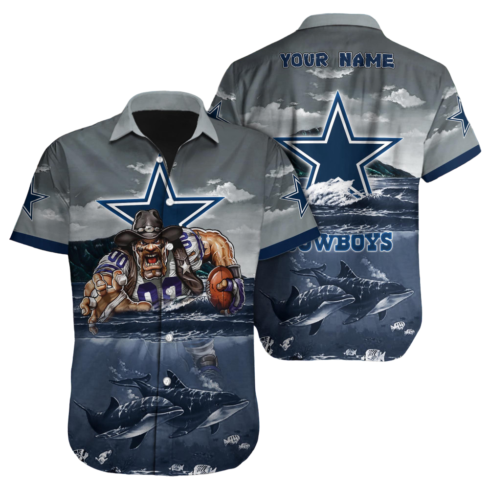 Dallas Cowboys Hawaiian Shirt NFL Football Custom Hawaiian Shirt for Men Women Gift For Fans