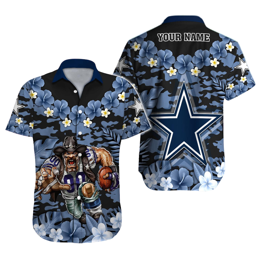 Dallas Cowboys Hawaiian Shirt NFL Football Custom Hawaiian Shirt for Men Women Gift For Fans