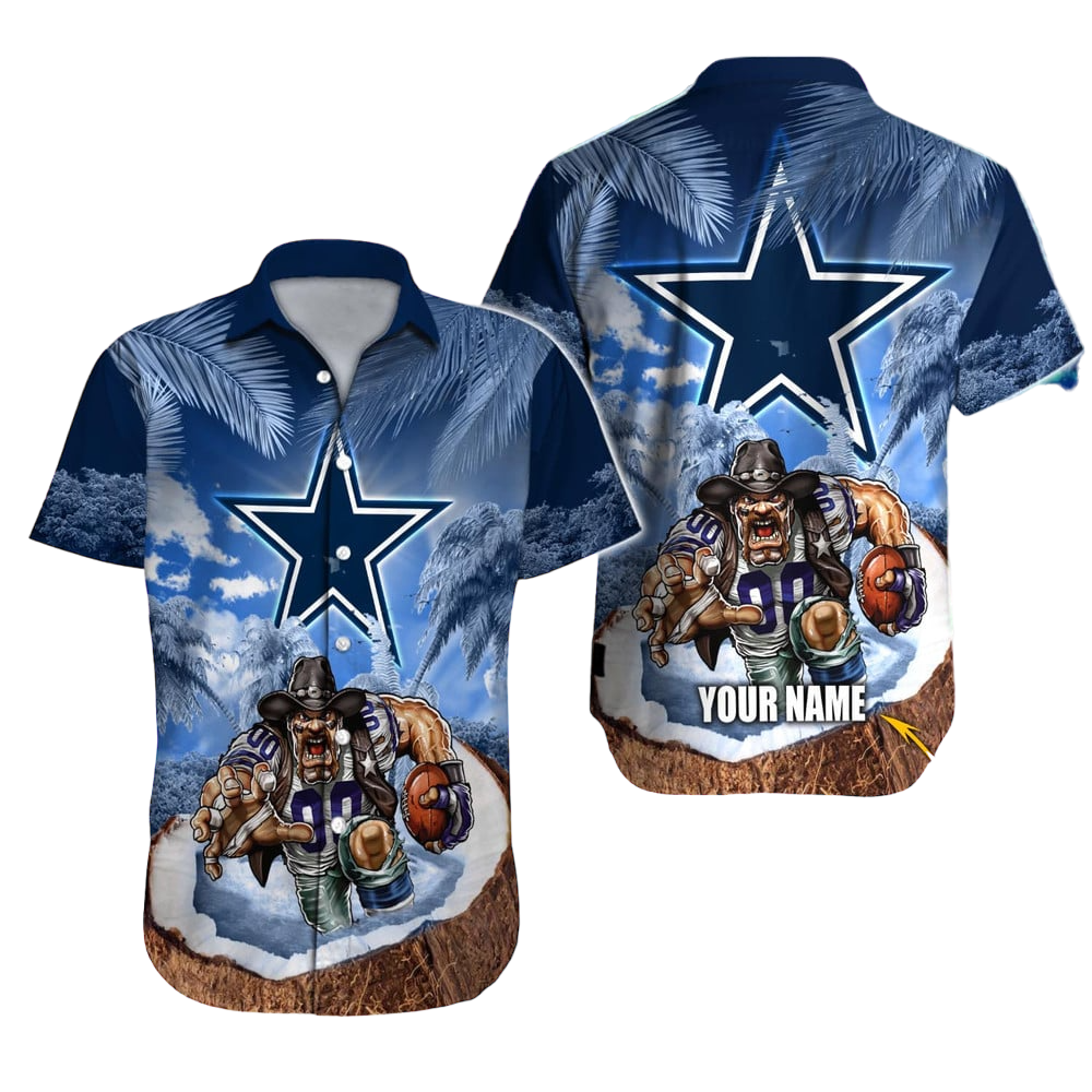 Dallas Cowboys Hawaiian Shirt NFL Football Custom Hawaiian Shirt for Men Women Gift For Fans