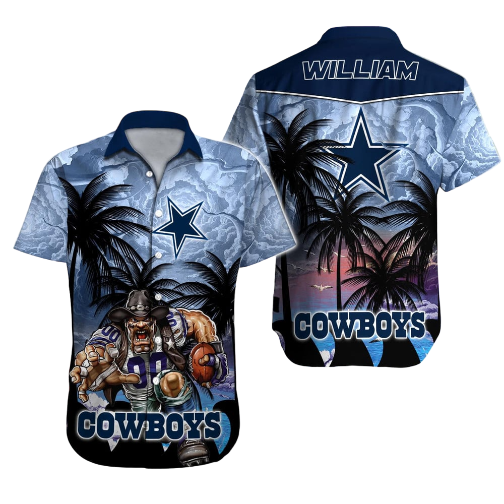 Dallas Cowboys Hawaiian Shirt NFL Football Custom Hawaiian Shirt for Men Women Gift For Fans