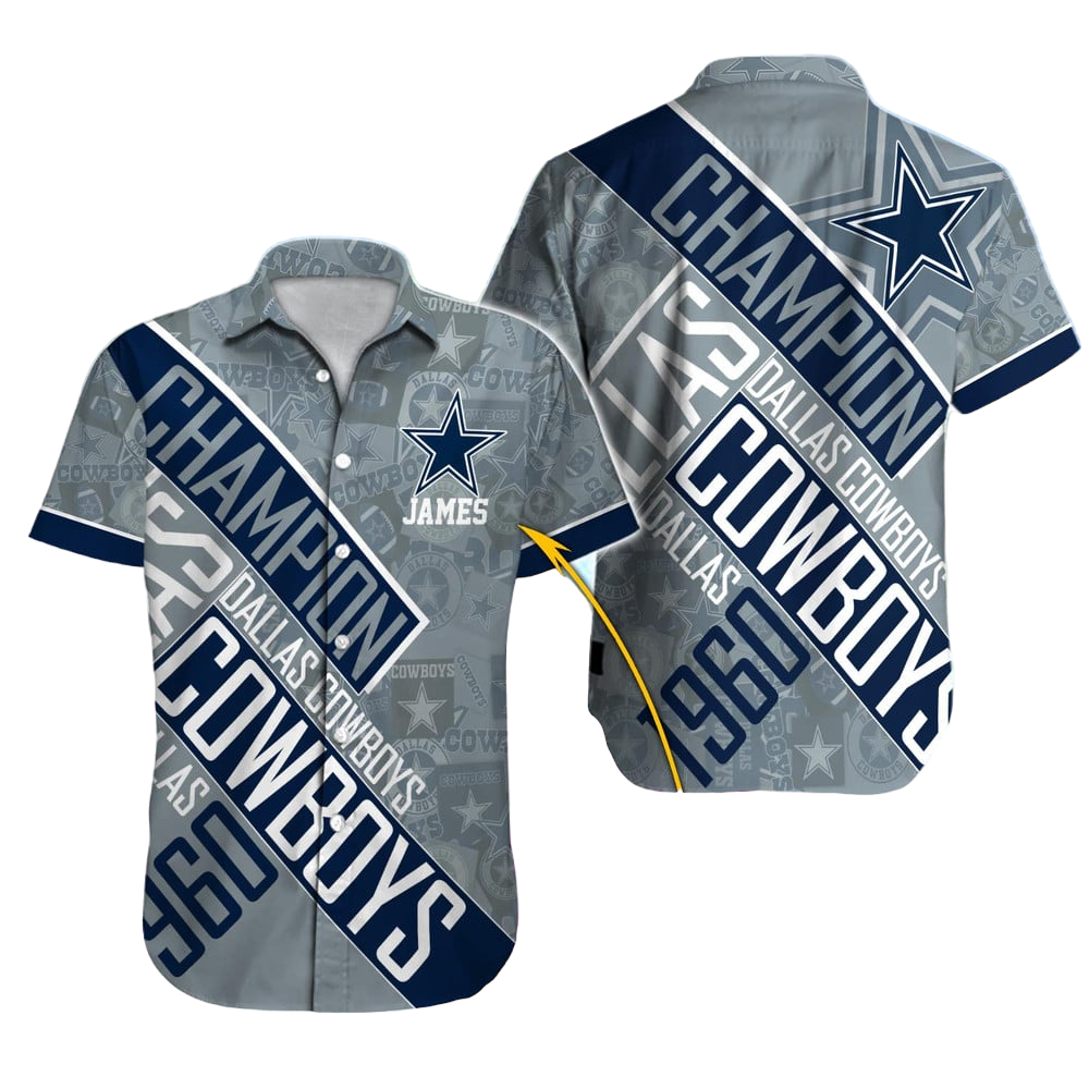 Dallas Cowboys Hawaiian Shirt NFL Football Custom Hawaiian Shirt for Men Women Gift For Fans