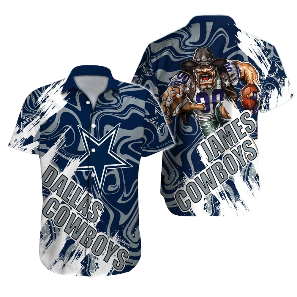 Dallas Cowboys Hawaiian Shirt NFL Football Custom Hawaiian Shirt for Men Women Gift For Fans