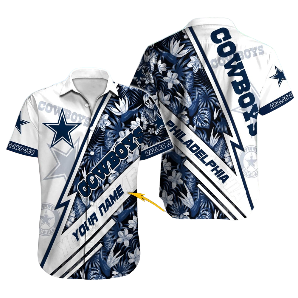 Dallas Cowboys Hawaiian Shirt NFL Football Custom Hawaiian Shirt for Men Women Gift For Fans