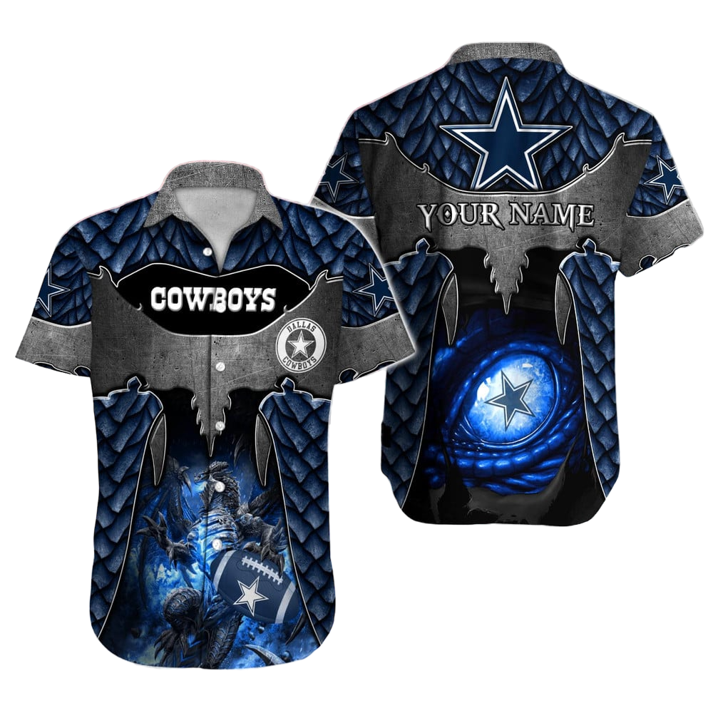 Dallas Cowboys Hawaiian Shirt NFL Football Custom Hawaiian Shirt for Men Women Gift For Fans