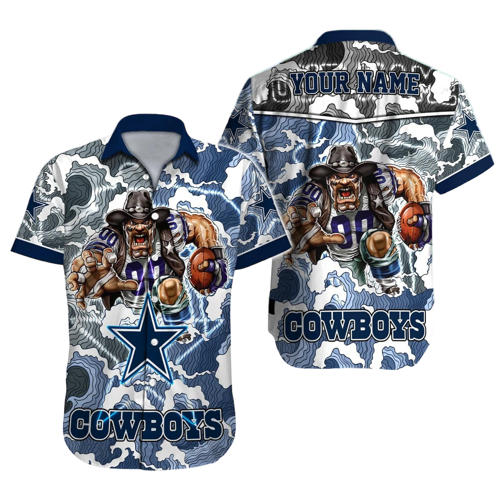 Dallas Cowboys Hawaiian Shirt NFL Football Custom Hawaiian Shirt for Men Women Gift For Fans