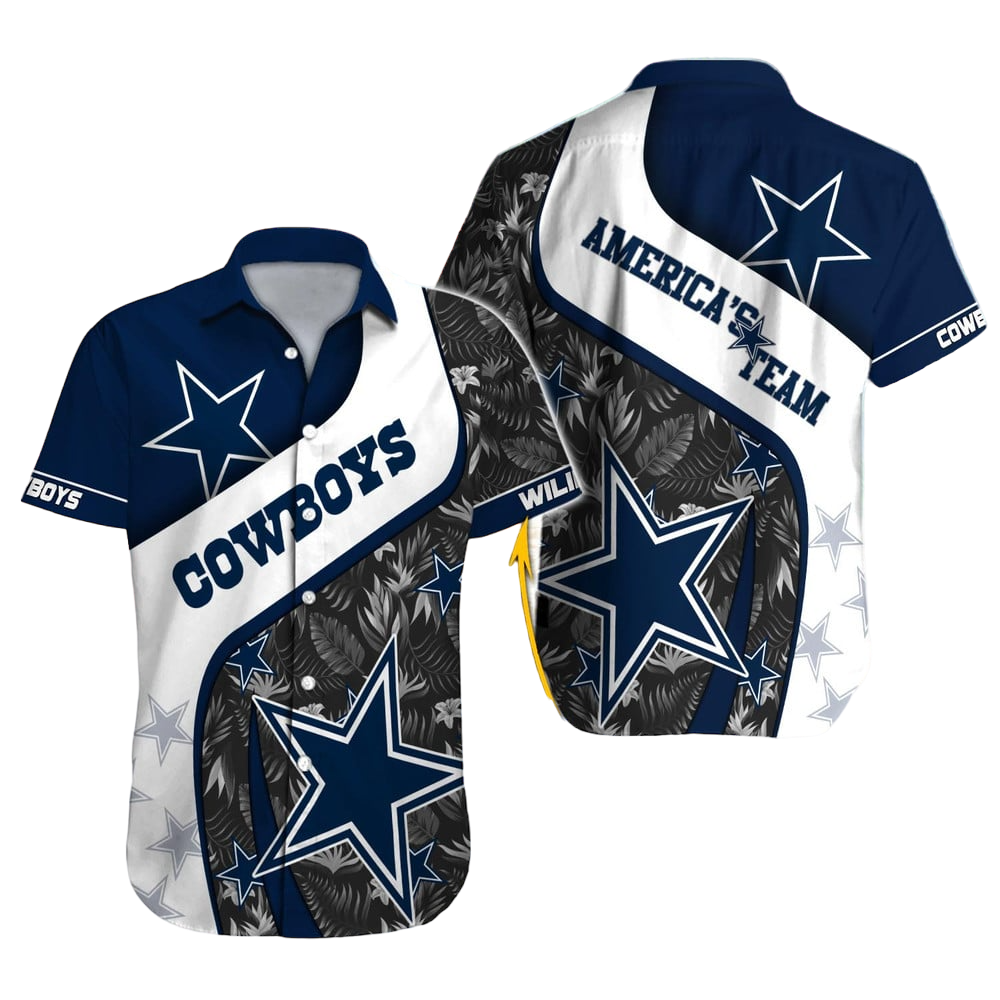 Dallas Cowboys Hawaiian Shirt NFL Football Custom Hawaiian Shirt for Men Women Gift For Fans