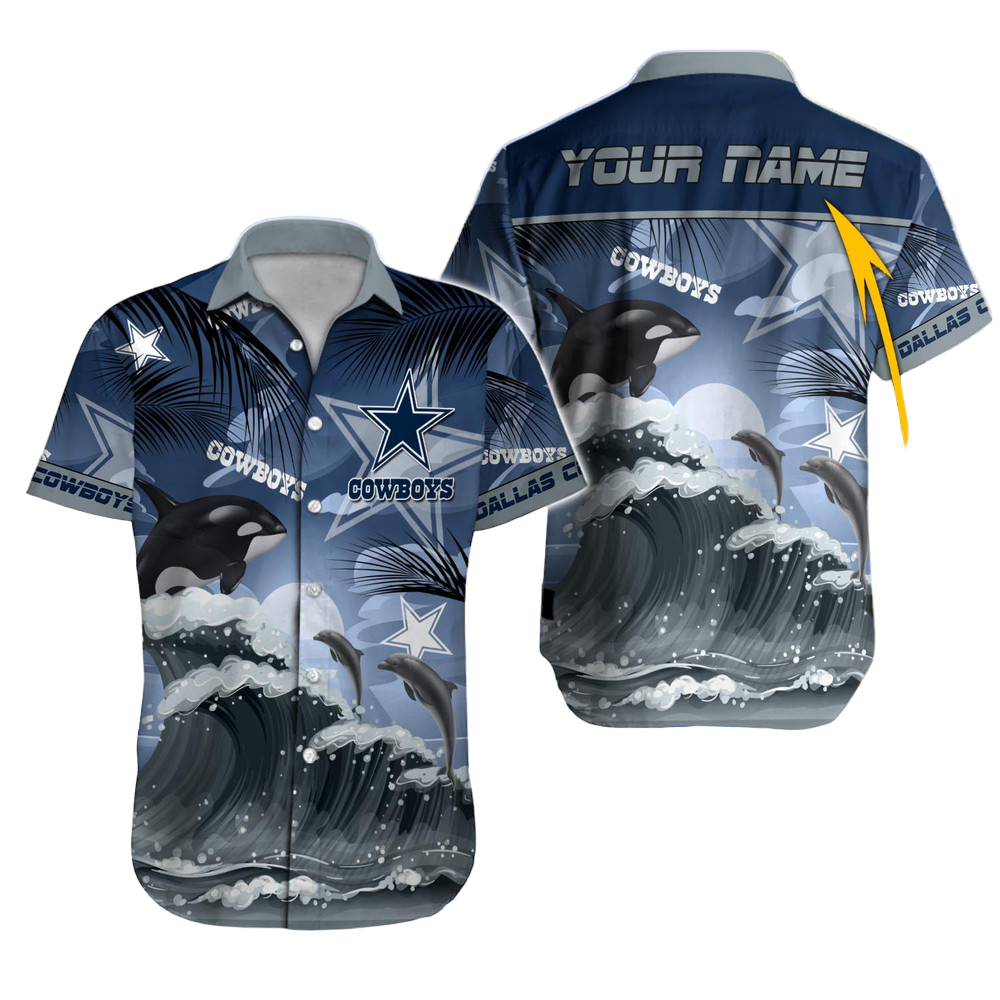 Dallas Cowboys Hawaiian Shirt NFL Football Custom Hawaiian Shirt for Men Women Gift For Fans