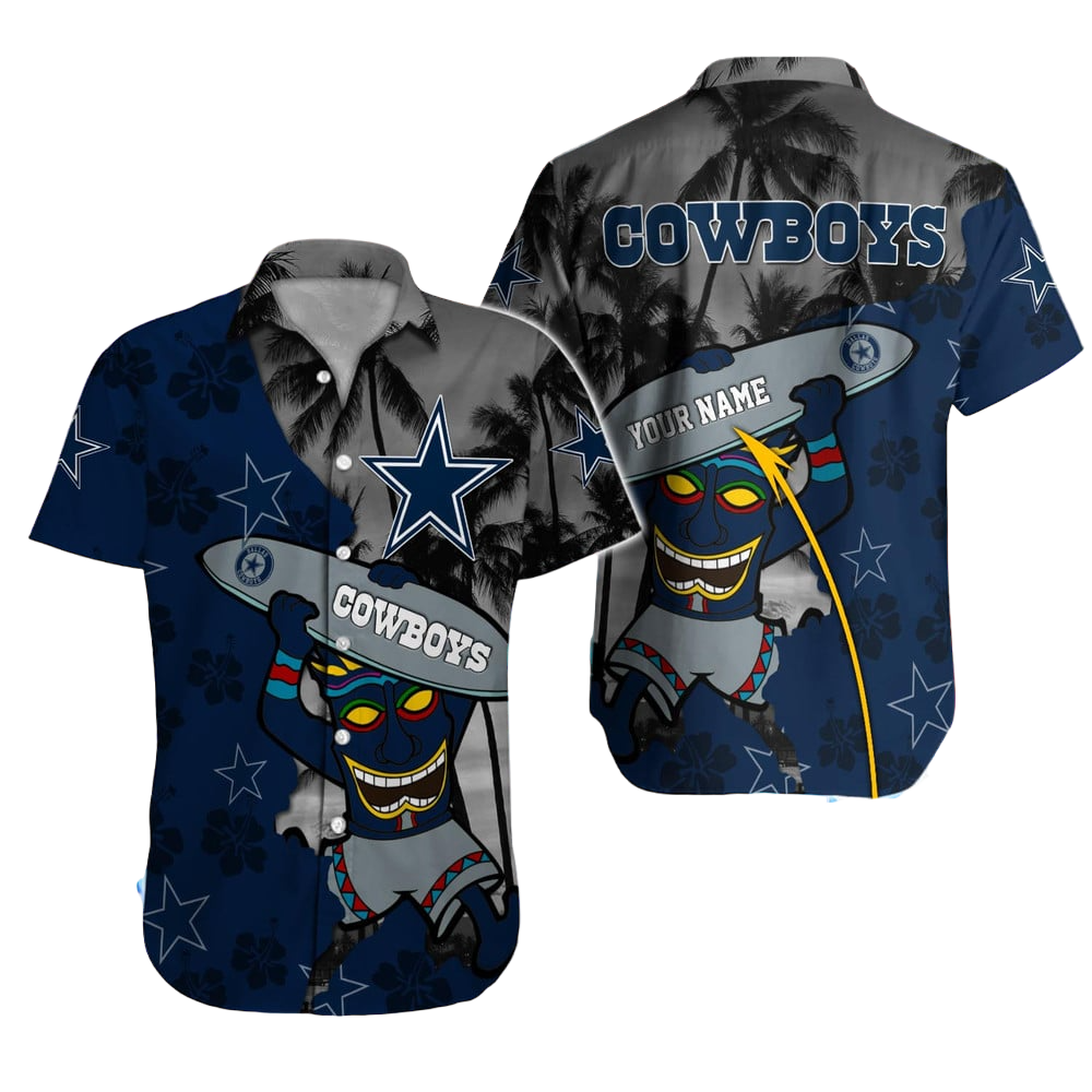 Dallas Cowboys Hawaiian Shirt NFL Football Custom Hawaiian Shirt for Men Women Gift For Fans