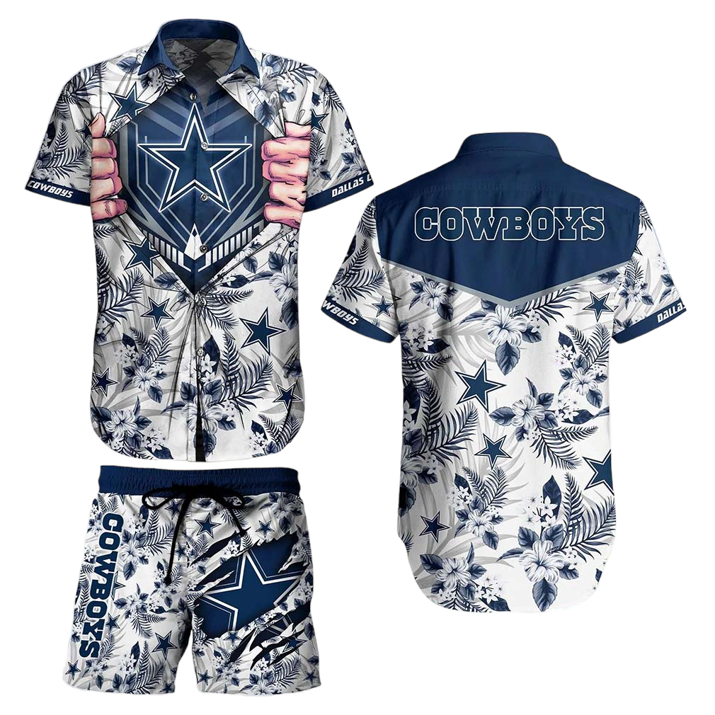 Dallas Cowboys NFL Football Hawaiian Shirt And Short New Summer For Big Fans Gift For Men Women