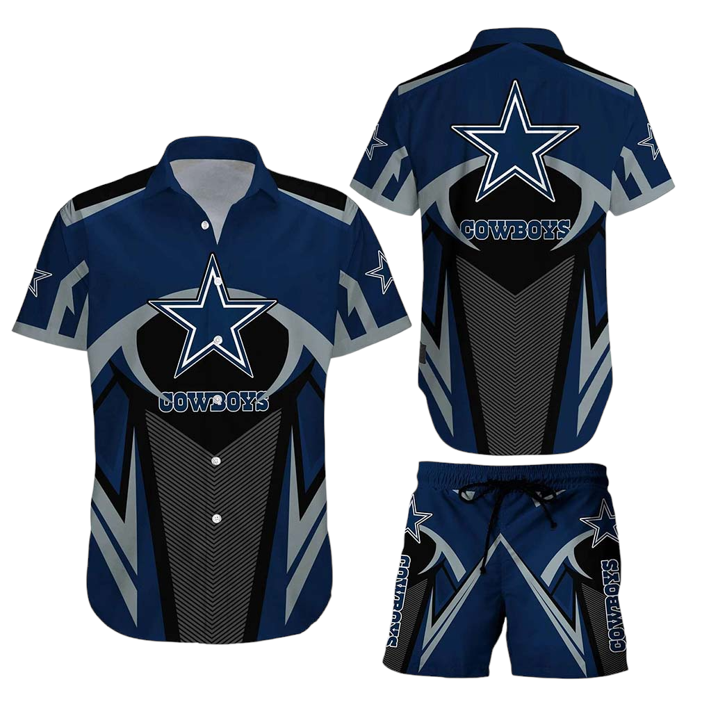 Dallas Cowboys NFL Hawaiian Shirt And Short Best Gift For Football NFL Fans