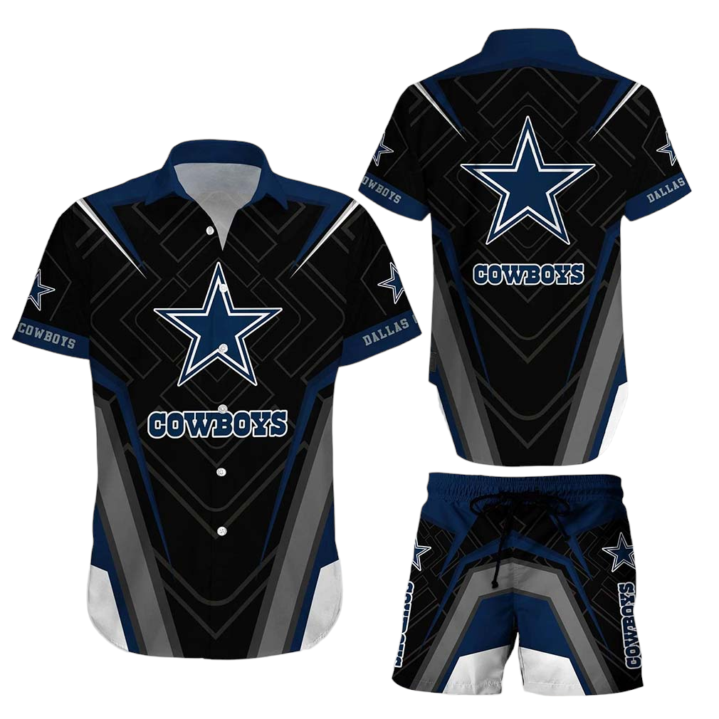 Dallas Cowboys NFL Hawaiian Shirt And Short New Summer Button Down Shirt Best Gift For Fans