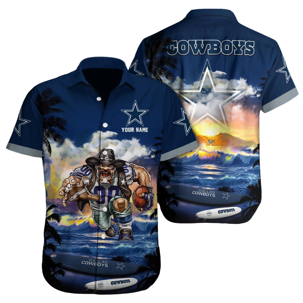 Dallas Cowboys NFL NFL Football Custom Hawaiian Shirt for Men Women Gift For Fans