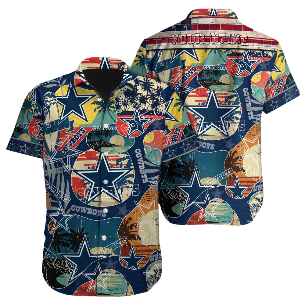 Dallas Cowboys NFL NFL Football Custom Hawaiian Shirt for Men Women Gift For Fans