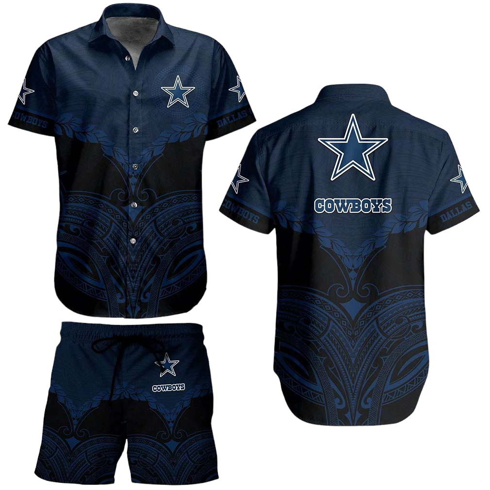 Dallas CowboysFootball NFL Hawaiian Shirt Polynesian Pattern New Summer Gift For Men Women Fans