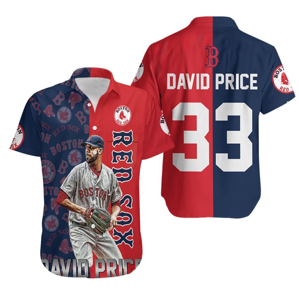 David Price Boston Red Sox 33 Hawaiian Shirt Aloha Shirt for Men Women