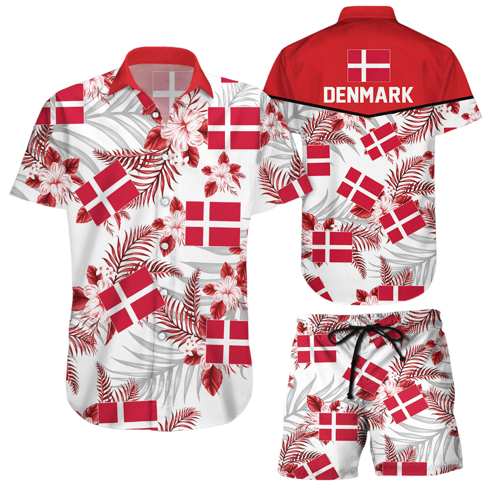 Denmark National Soccer Team Qatar World Cup 2022 Season Winter World Cup 3D Hawaiian Shirt