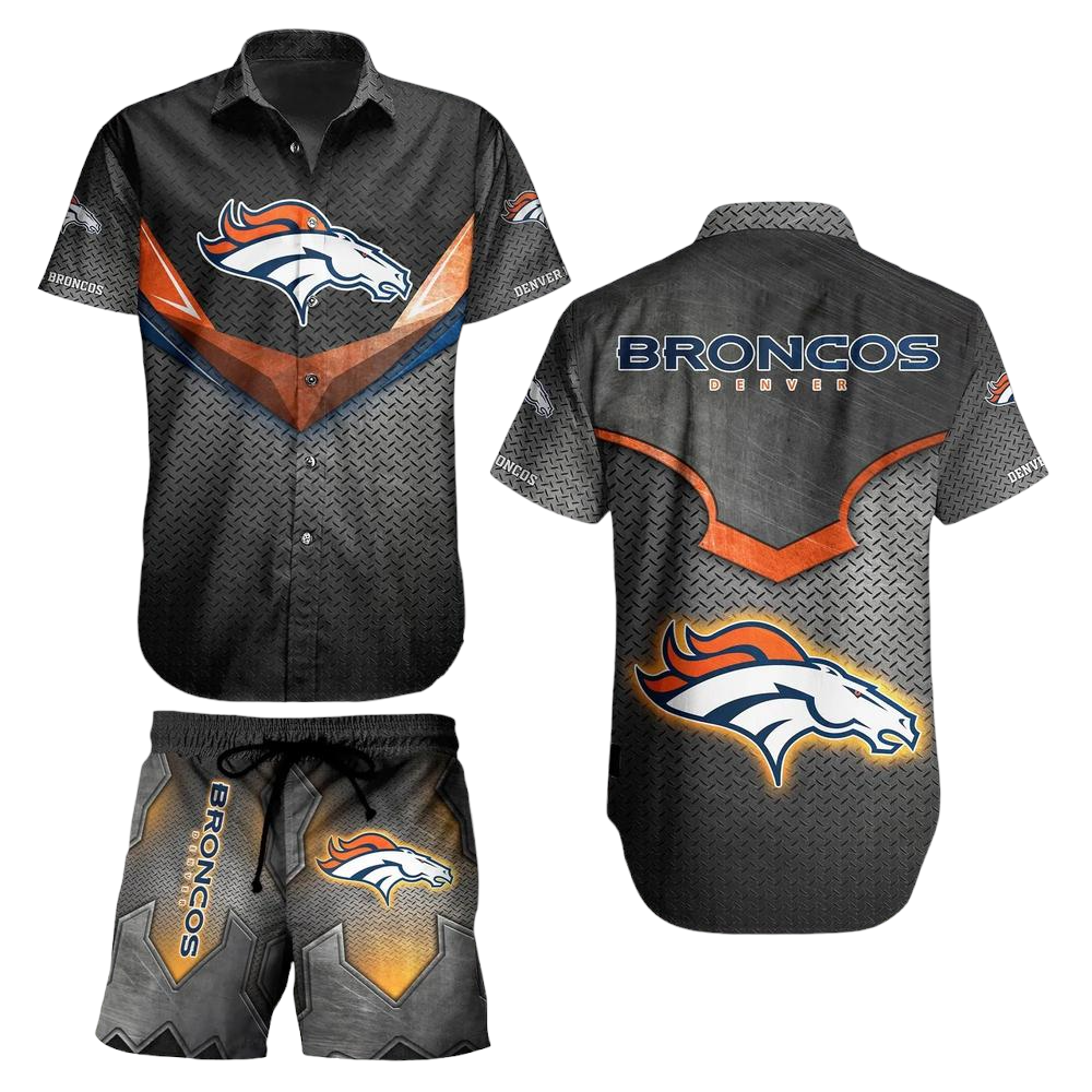 Denver Broncos NFL Football Hawaiian Shirt And Short Beach Shirt Short Style For Big Fans