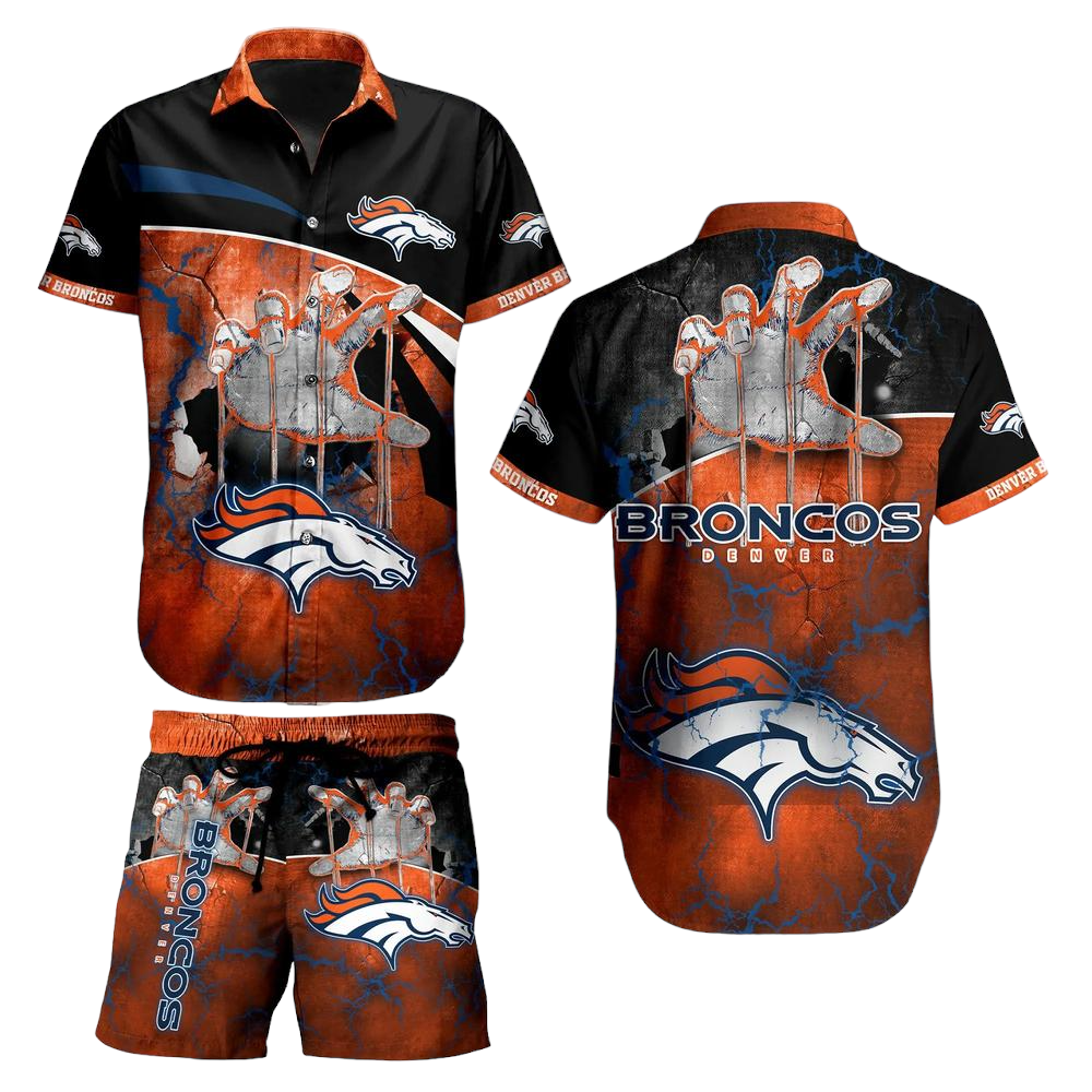 Denver Broncos NFL Hawaiian Shirt And Short Style Summer Luzgear Store