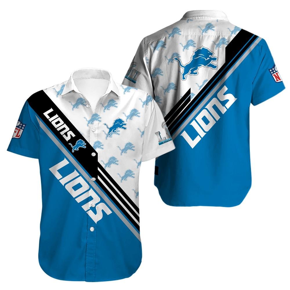 Detroit Lions Hawaiian Shirt for Men Women