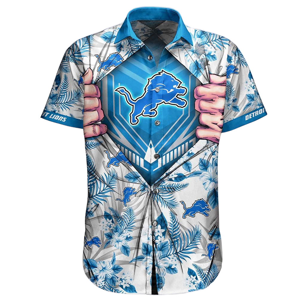 Detroit Lions NFL Football Hawaiian Shirt New Trends Summer For Big Fans Gift For Men Women