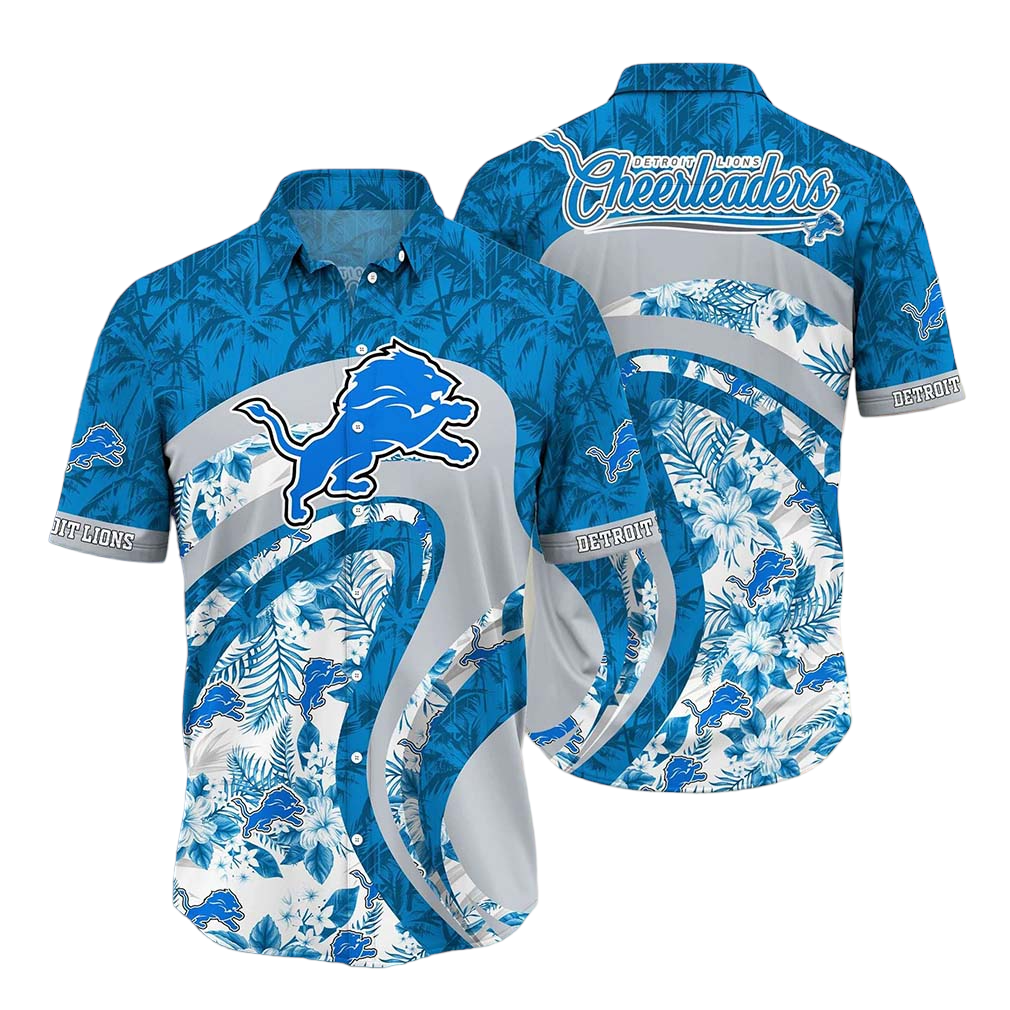 Detroit Lions NFL Hawaii Shirt Graphic Floral Tropical Pattern This Summer For Fan